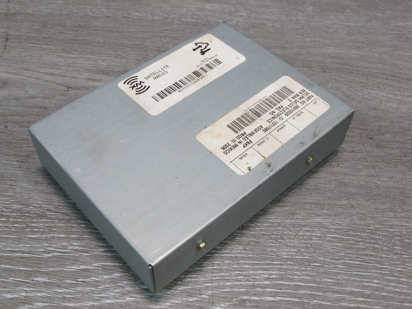 2006-2009 Cadillac XLR Satellite Radio Receiver Module Unit 15217080