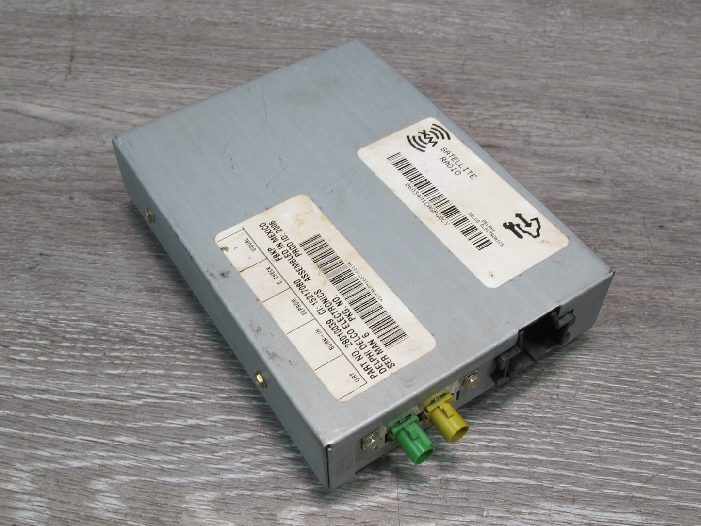 2006-2009 Cadillac XLR Satellite Radio Receiver Module Unit 15217080
