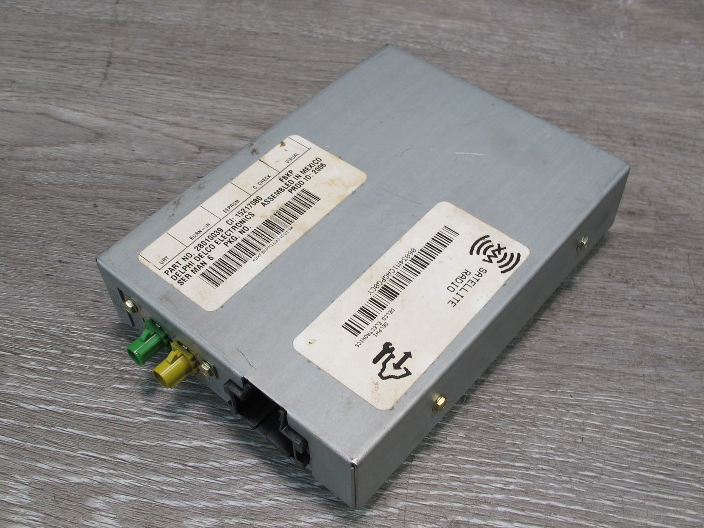 2006-2009 Cadillac XLR Satellite Radio Receiver Module Unit 15217080