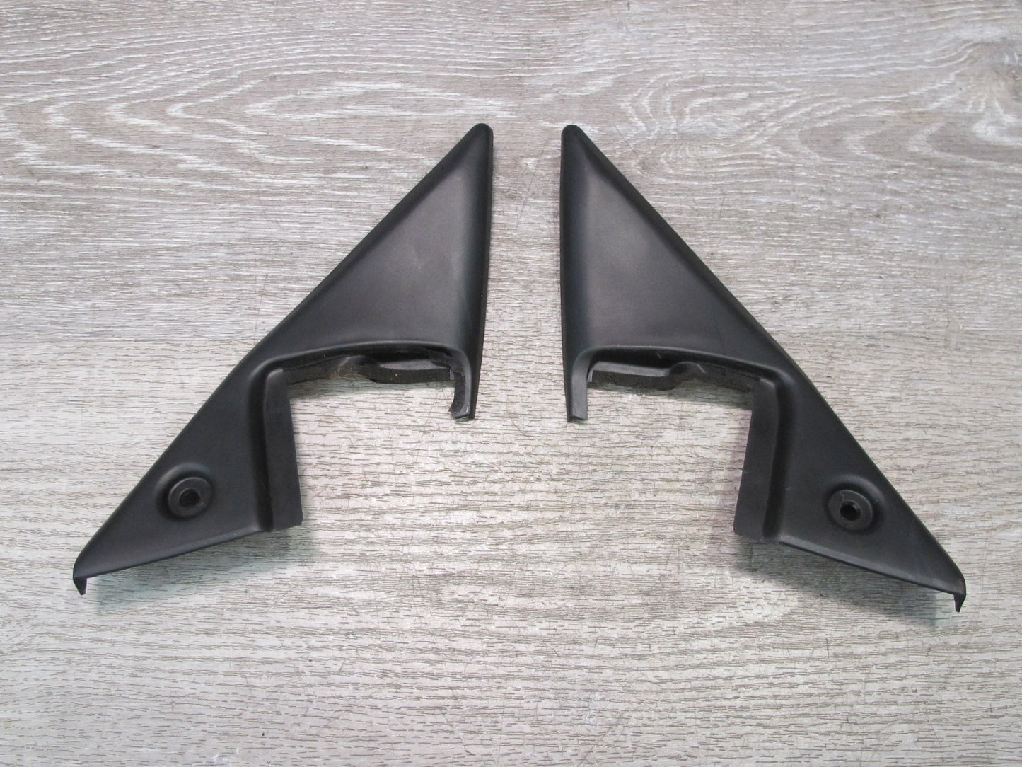 90-96 Nissan Z32 300ZX Left & Right Door Mirror Corner Trim Cover Panel Set OEM