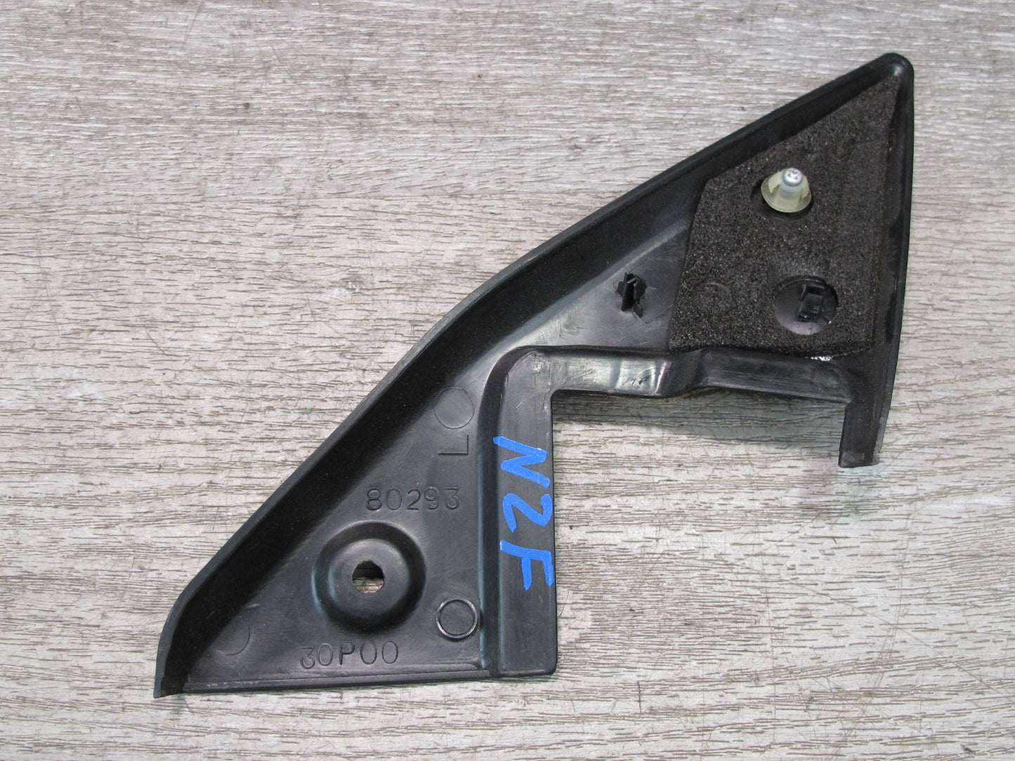 90-96 Nissan Z32 300ZX Left & Right Door Mirror Corner Trim Cover Panel Set OEM