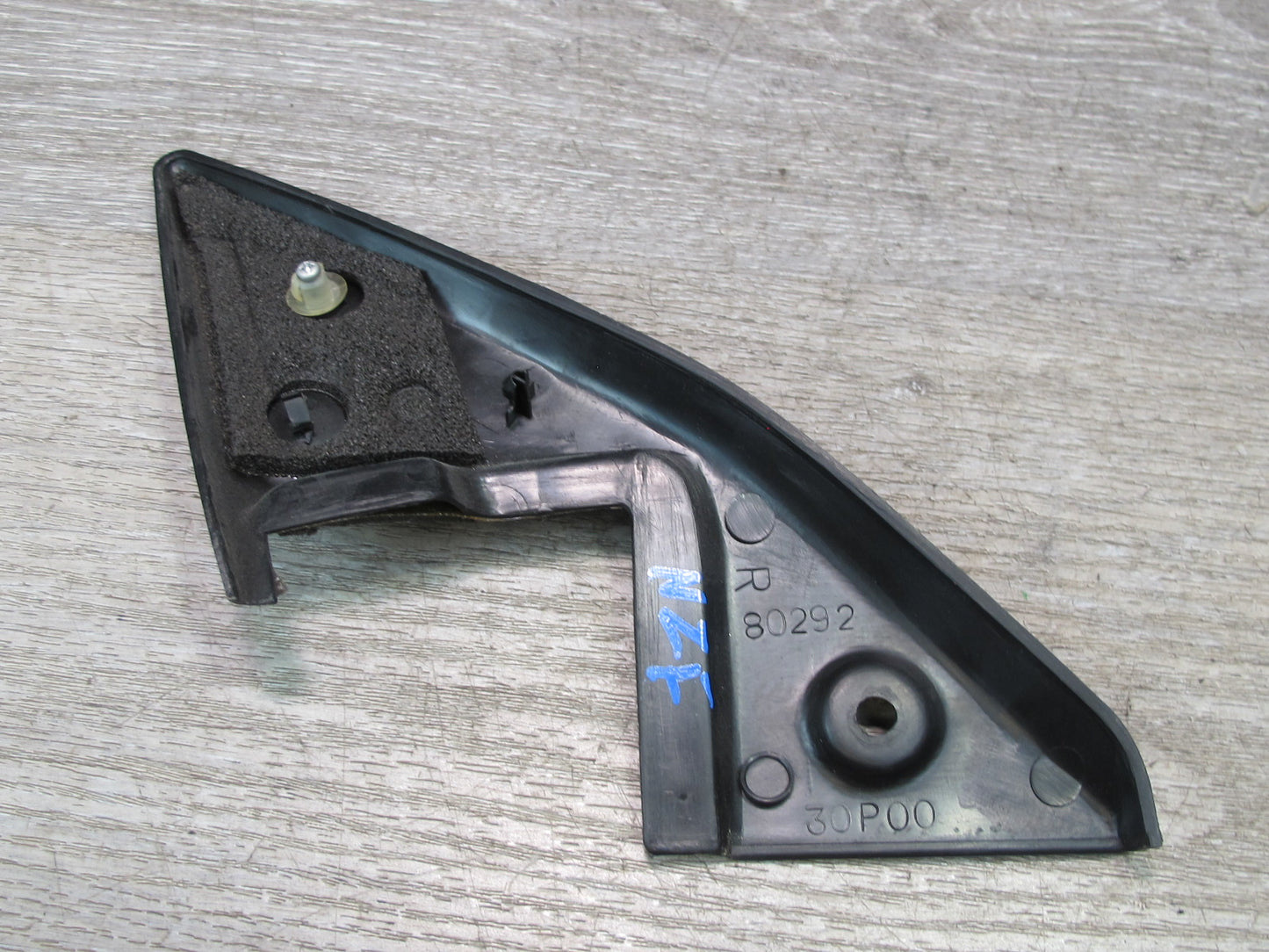 90-96 Nissan Z32 300ZX Left & Right Door Mirror Corner Trim Cover Panel Set OEM