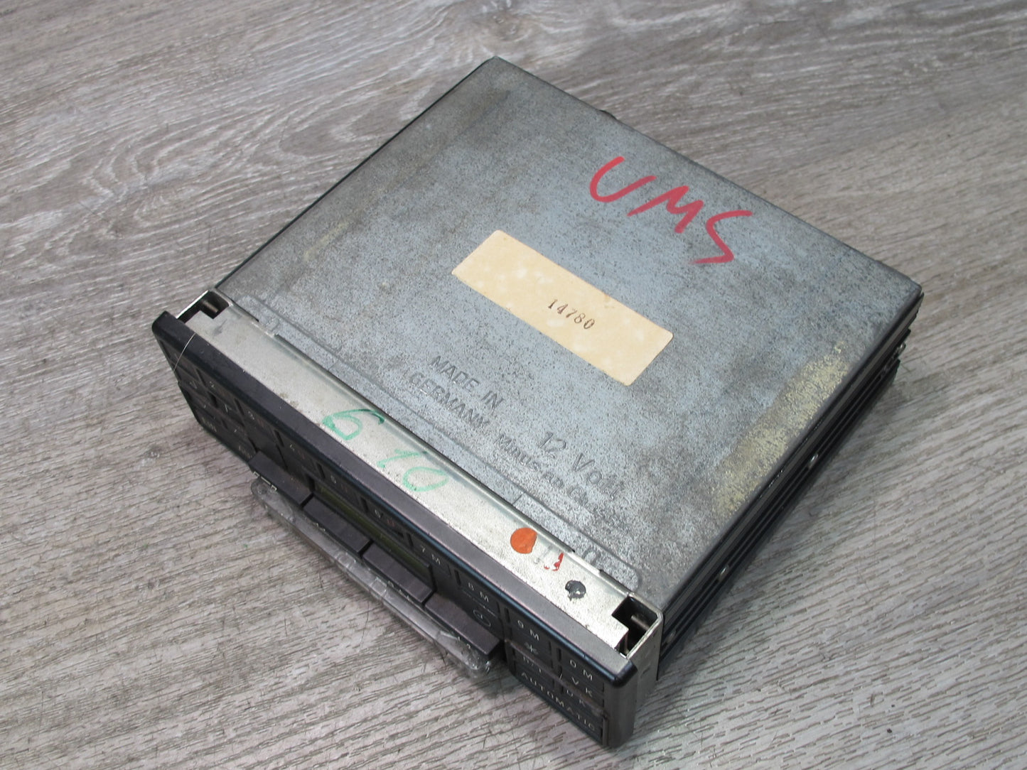 1986 Mercedes W126 S-class Radio Cassette Player Becker Autoradio Mexico 610