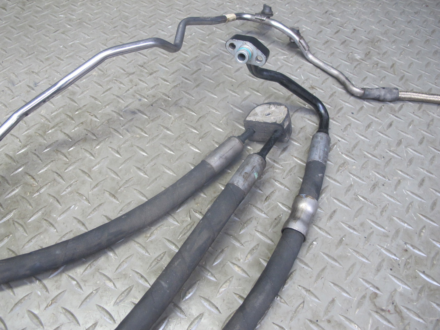 2008-2014 BMW E71 E72 X6 4.4L Engine Power Steering Line Hose Pipe Set
