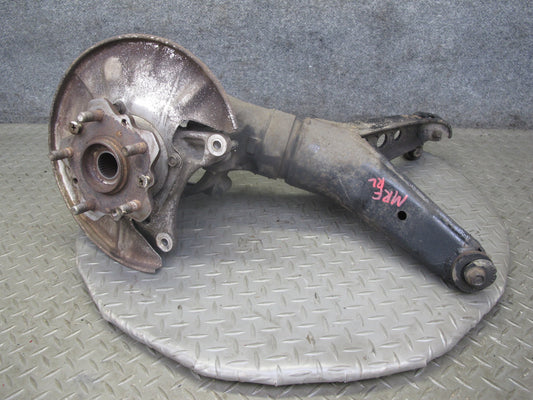86-91 Mazda RX7 FC3S Rear Left Spindle Knuckle Wheel Hub w Trailing Arm OEM