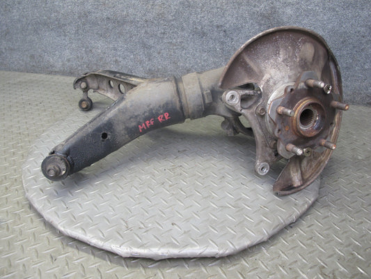 86-91 Mazda RX7 FC3S Rear Right Spindle Knuckle Wheel Hub w Trailing Arm OEM