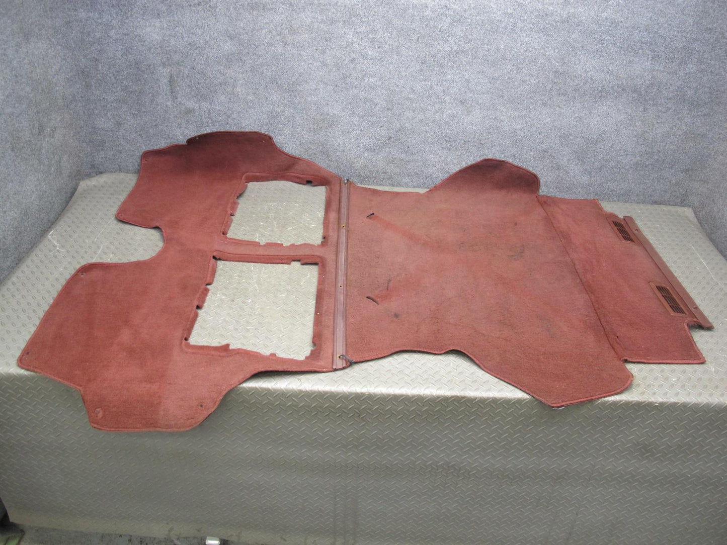 86-91 Mazda RX7 FC3S 2+0 Coupe Rear Trunk Floor MAT Liner Carpet Cover RED OEM