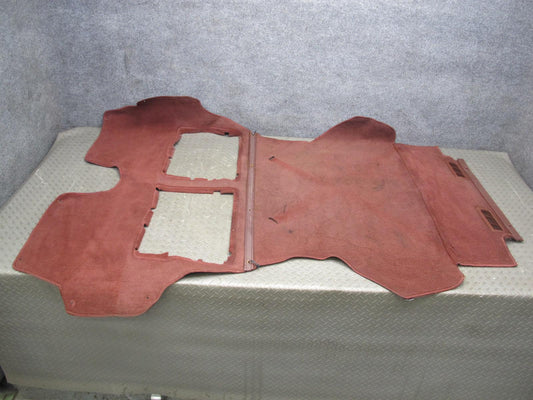 86-91 Mazda RX7 FC3S 2+0 Coupe Rear Trunk Floor MAT Liner Carpet Cover RED OEM