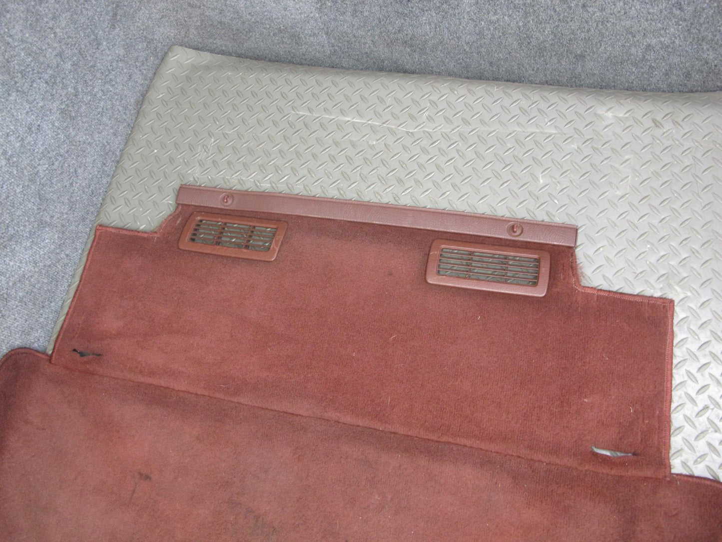 86-91 Mazda RX7 FC3S 2+0 Coupe Rear Trunk Floor MAT Liner Carpet Cover RED OEM