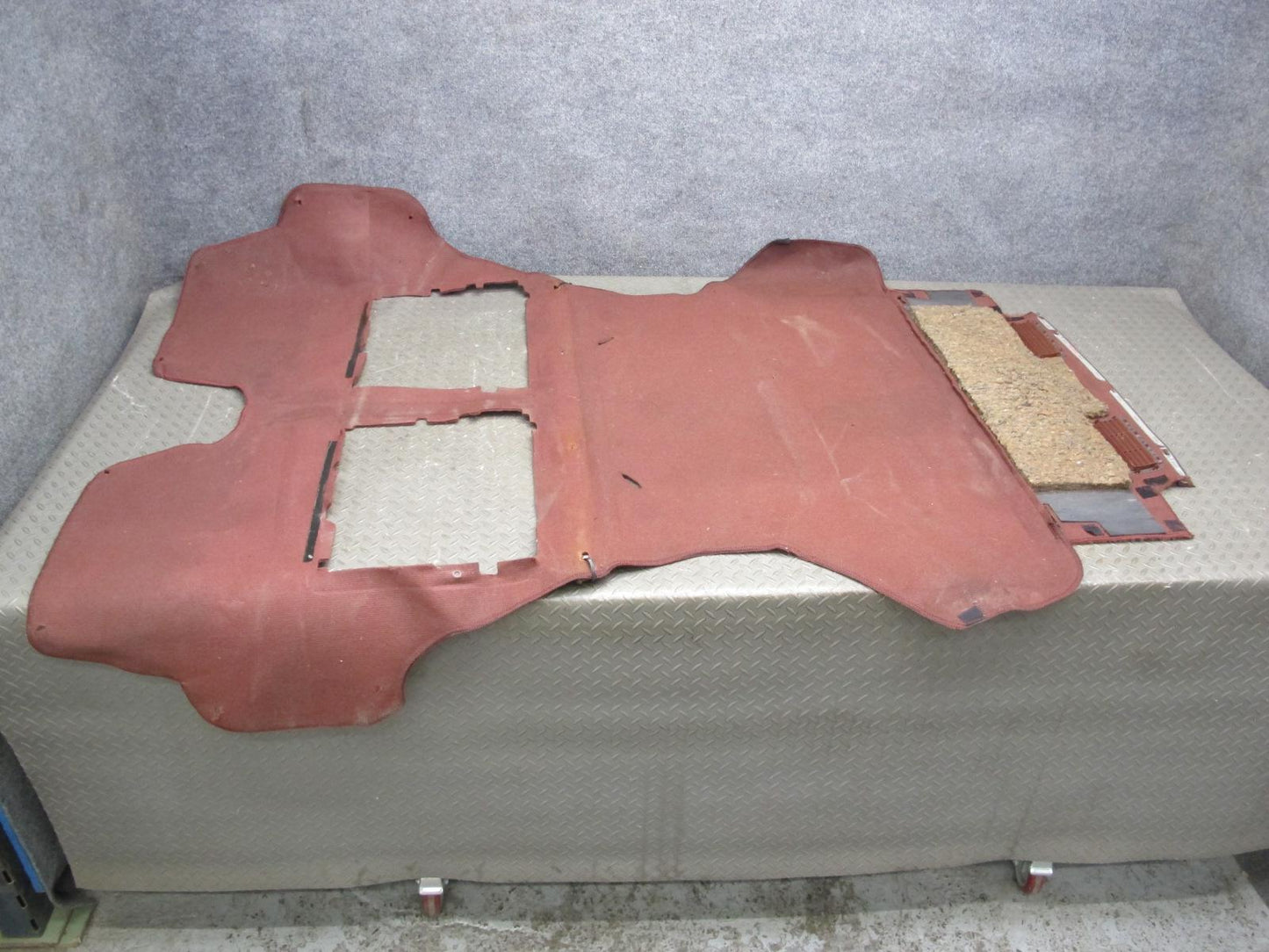 86-91 Mazda RX7 FC3S 2+0 Coupe Rear Trunk Floor MAT Liner Carpet Cover RED OEM