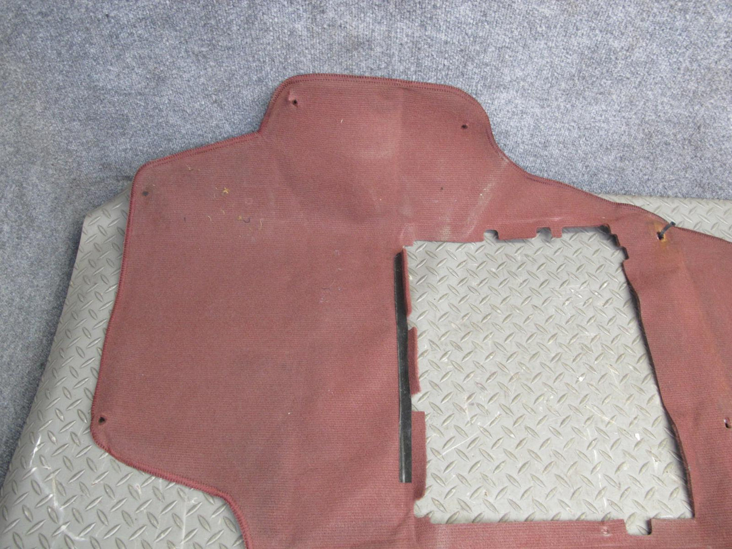 86-91 Mazda RX7 FC3S 2+0 Coupe Rear Trunk Floor MAT Liner Carpet Cover RED OEM