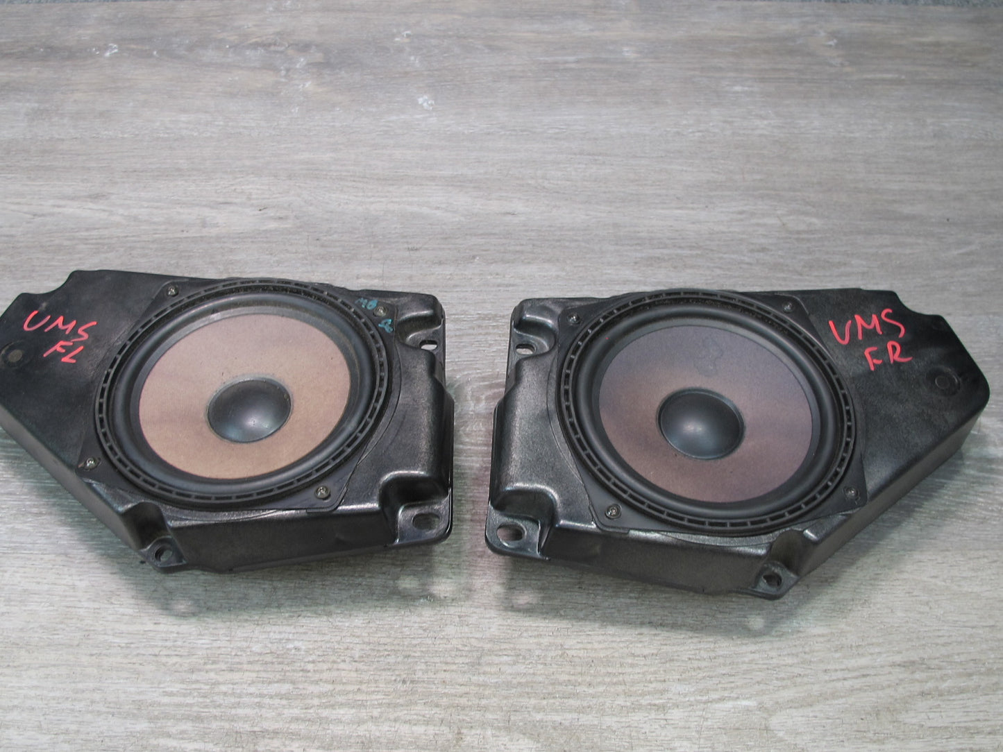 86-91 Mercedes W126 Set of 2 Front Left & Right Door Audio Speaker OEM