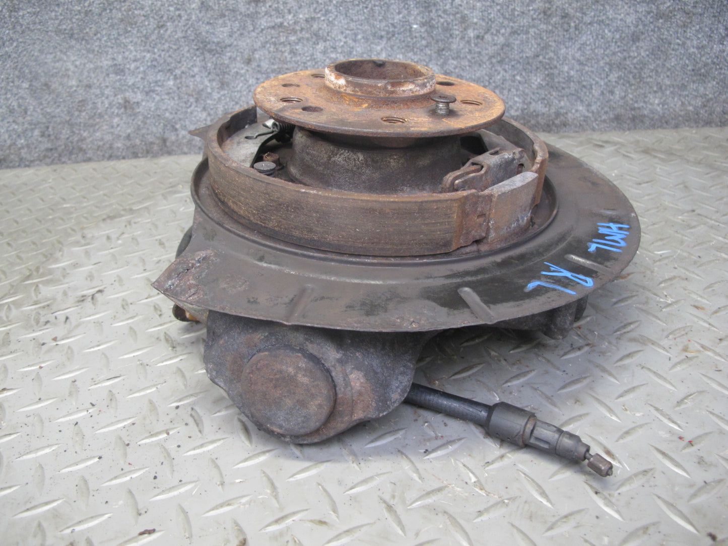 07-11 Mercedes W164 ML63 AMG Rear Left Spindle Knuckle Wheel Hub Bearing OEM