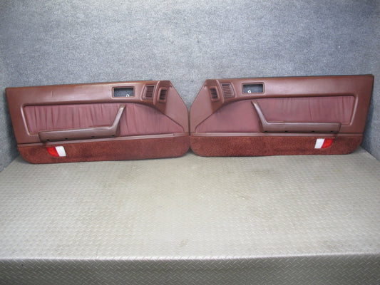 86-91 Mazda RX7 FC3S Coupe Left & Right Door Interior Trim Cover Panel Set OEM