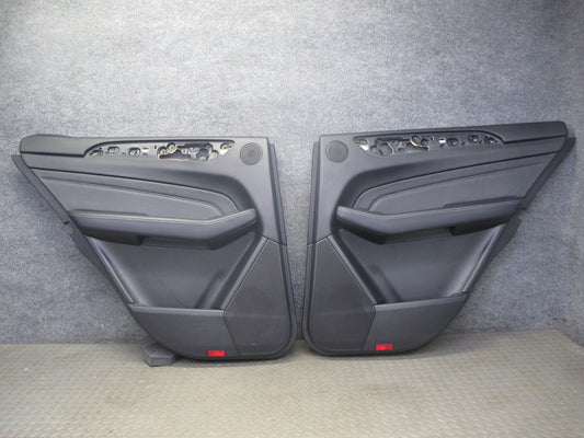 12-15 Mercedes W166 Ml-class Set of 2 Rear Door Interior Trim Cover Panel OEM