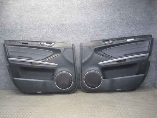 07-11 Mercedes W164 ML63 AMG Set of 2 Rear Left & Right Interior Door Panel OEM