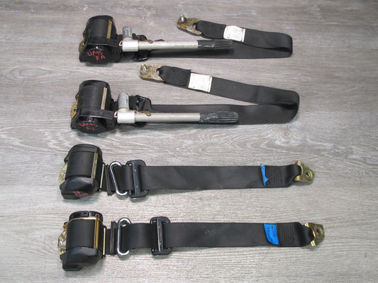 86-91 MERCEDES W126 560SEL FRONT & REAR LEFT RIGHT SIDE SEATBELT RETRACTOR SET OEM