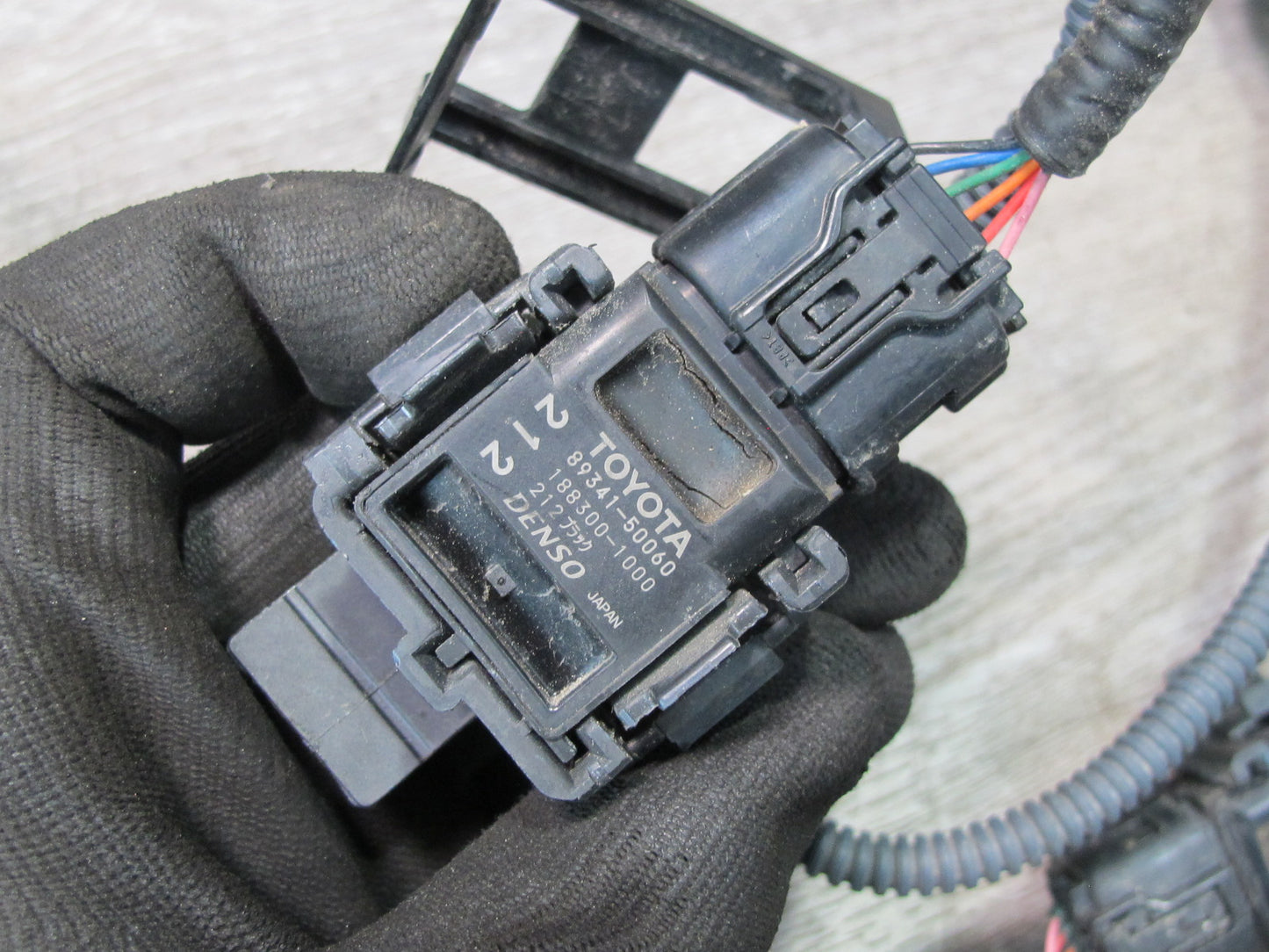 2008 Lexus UVF46 LS600h LS460 Front Bumper PDC Parking Sensor Wiring Set OEM