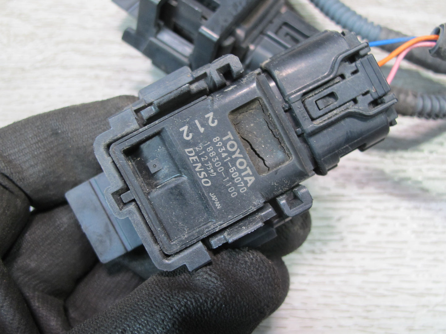 2008 Lexus UVF46 LS600h LS460 Front Bumper PDC Parking Sensor Wiring Set OEM