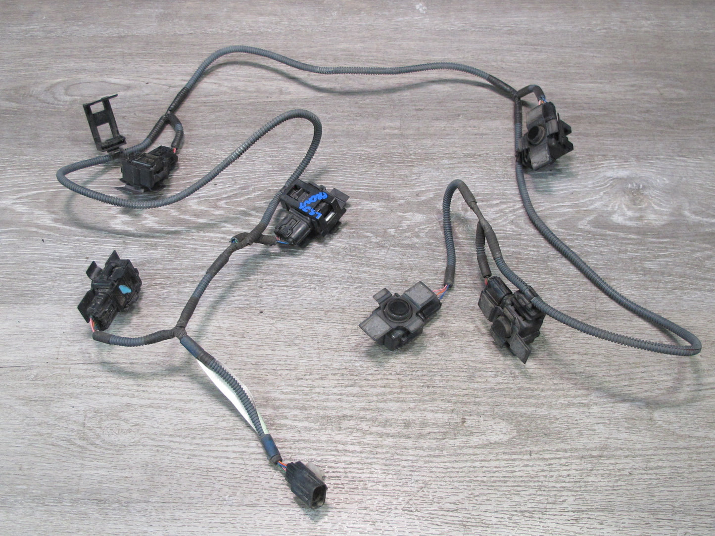 2008 Lexus UVF46 LS600h LS460 Front Bumper PDC Parking Sensor Wiring Set OEM