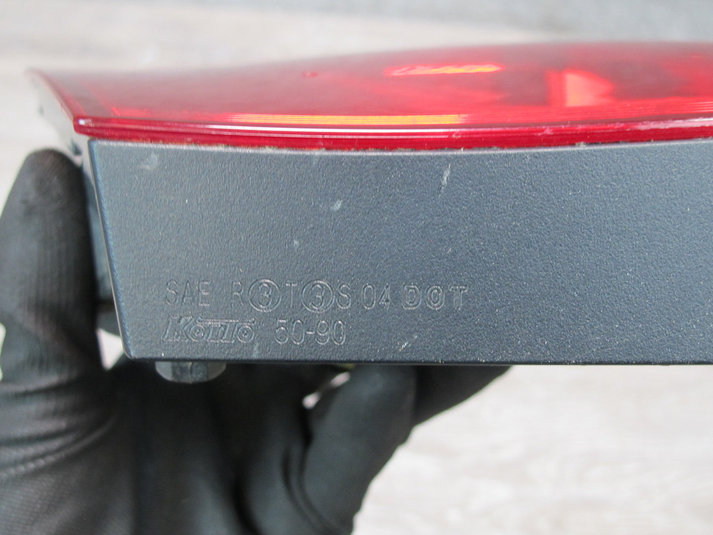 08-09 Lexus UVF46 LS600h Rear Right Inner Trunk Lid Tail Light Lamp OEM