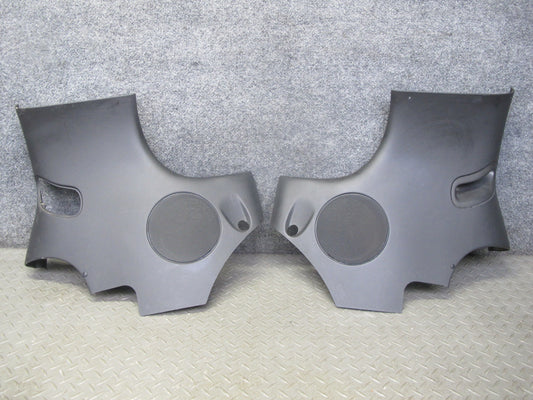 05-13 Chevrolet Corvette C6 Coupe Rear Quarter Speaker Trim Cover Panel Set OEM