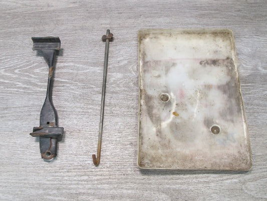 87-89 Toyota MR2 AW15 4AGELC Battery Tray Holder Carrier w Bracket Set OEM