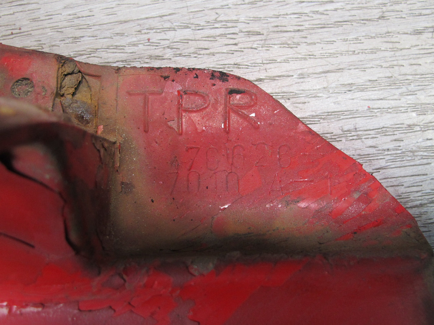 85-89 Toyota MR2 AW15 Set of 2 Rear Left & Right Splash MUD Flap Guard RED OEM