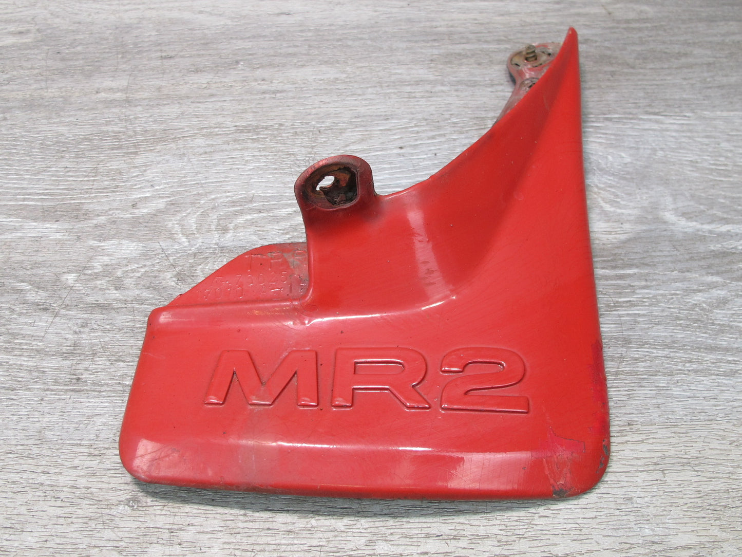 85-89 Toyota MR2 AW15 Set of 2 Rear Left & Right Splash MUD Flap Guard RED OEM