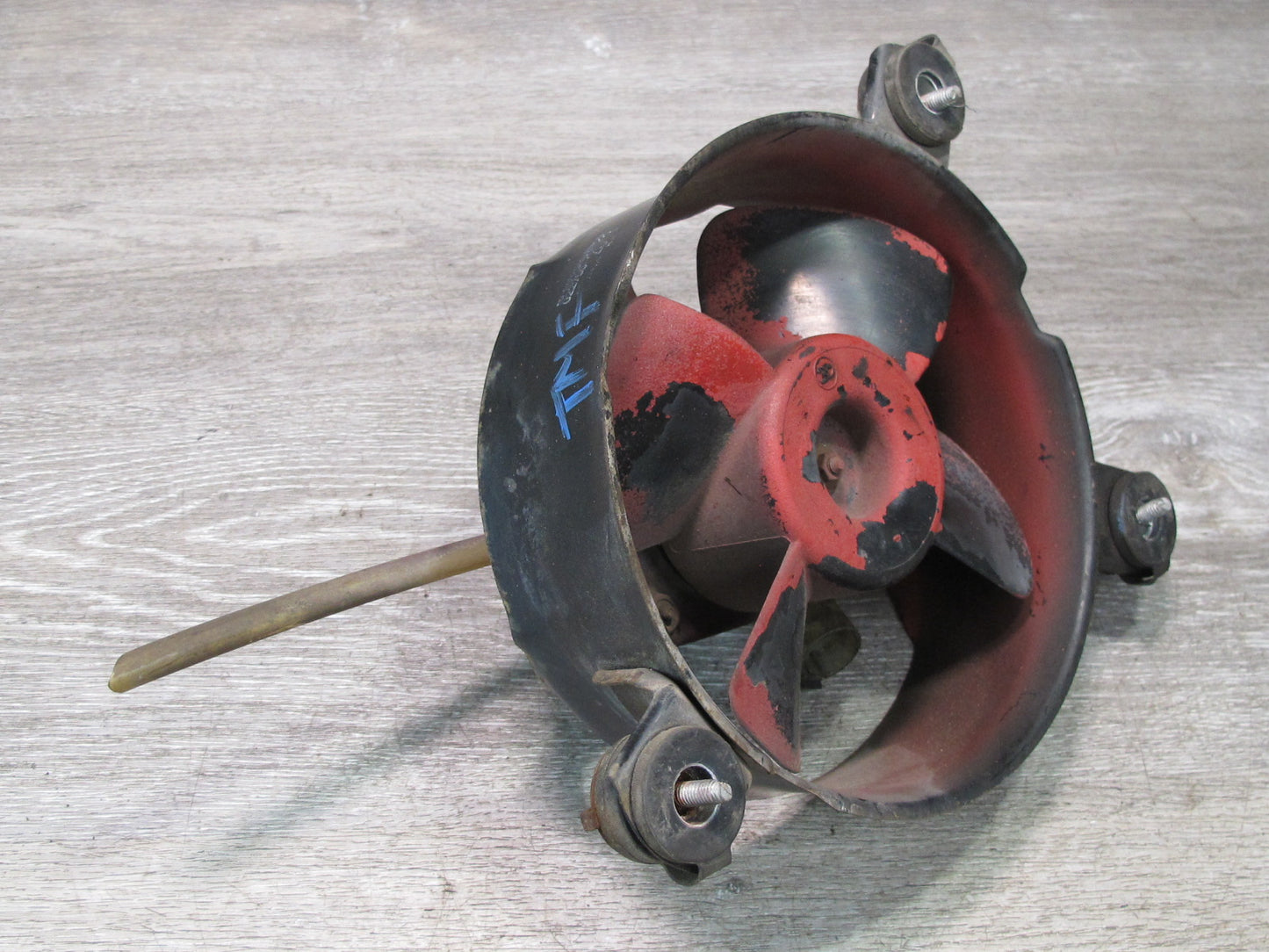 85-88 Toyota MR2 AW15 NA M/T Engine Bay Cooling Fan w Motor & Shroud Assy OEM
