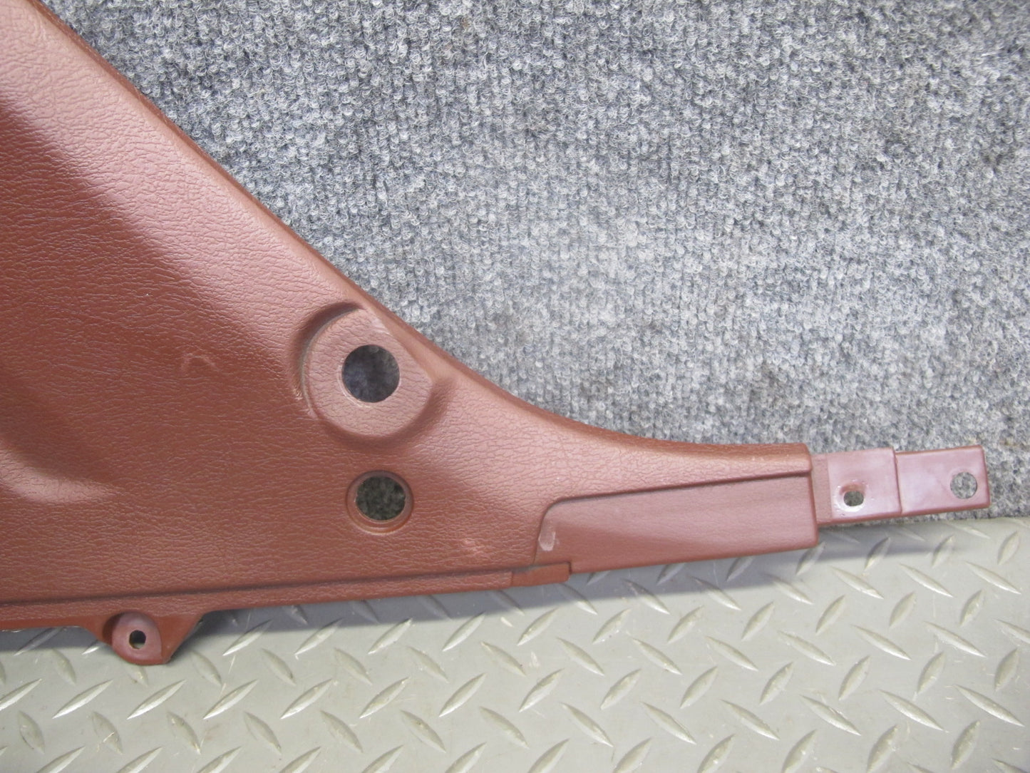 86-88 Mazda RX7 Rear Left & Right Interior Quarter B Pillar Trim Set RED OEM