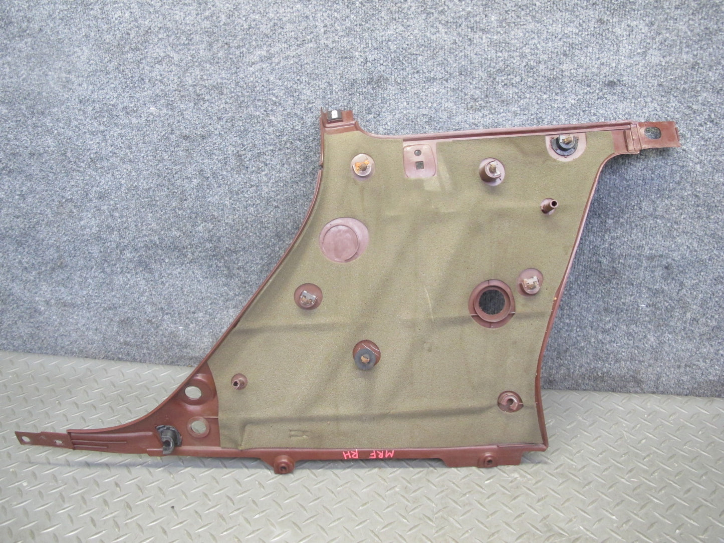 86-88 Mazda RX7 Rear Left & Right Interior Quarter B Pillar Trim Set RED OEM