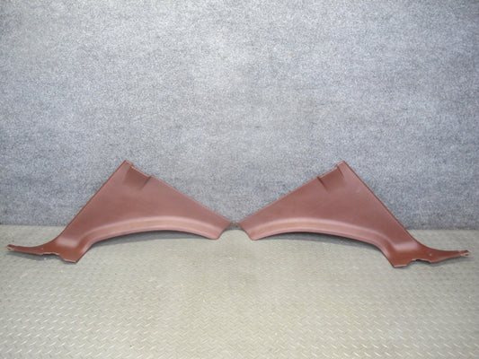 86-88 Mazda RX7 Set of 2 Rear Left & Right Lower B Pillar Trim Cover RED OEM