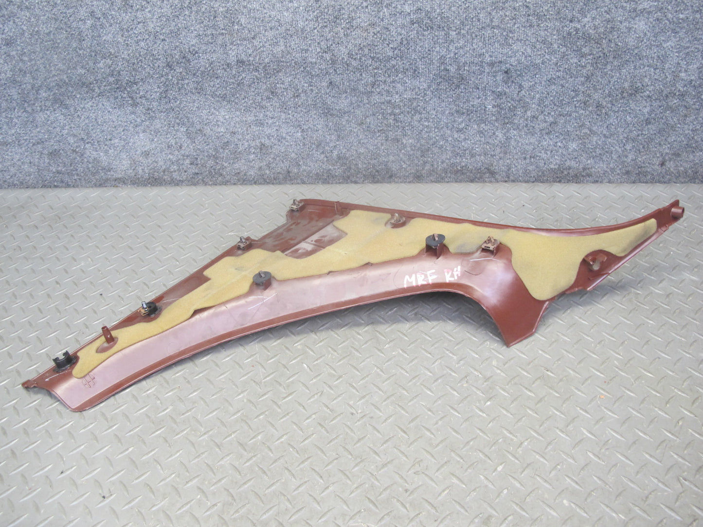 86-88 Mazda RX7 Set of 2 Rear Left & Right Lower B Pillar Trim Cover RED OEM