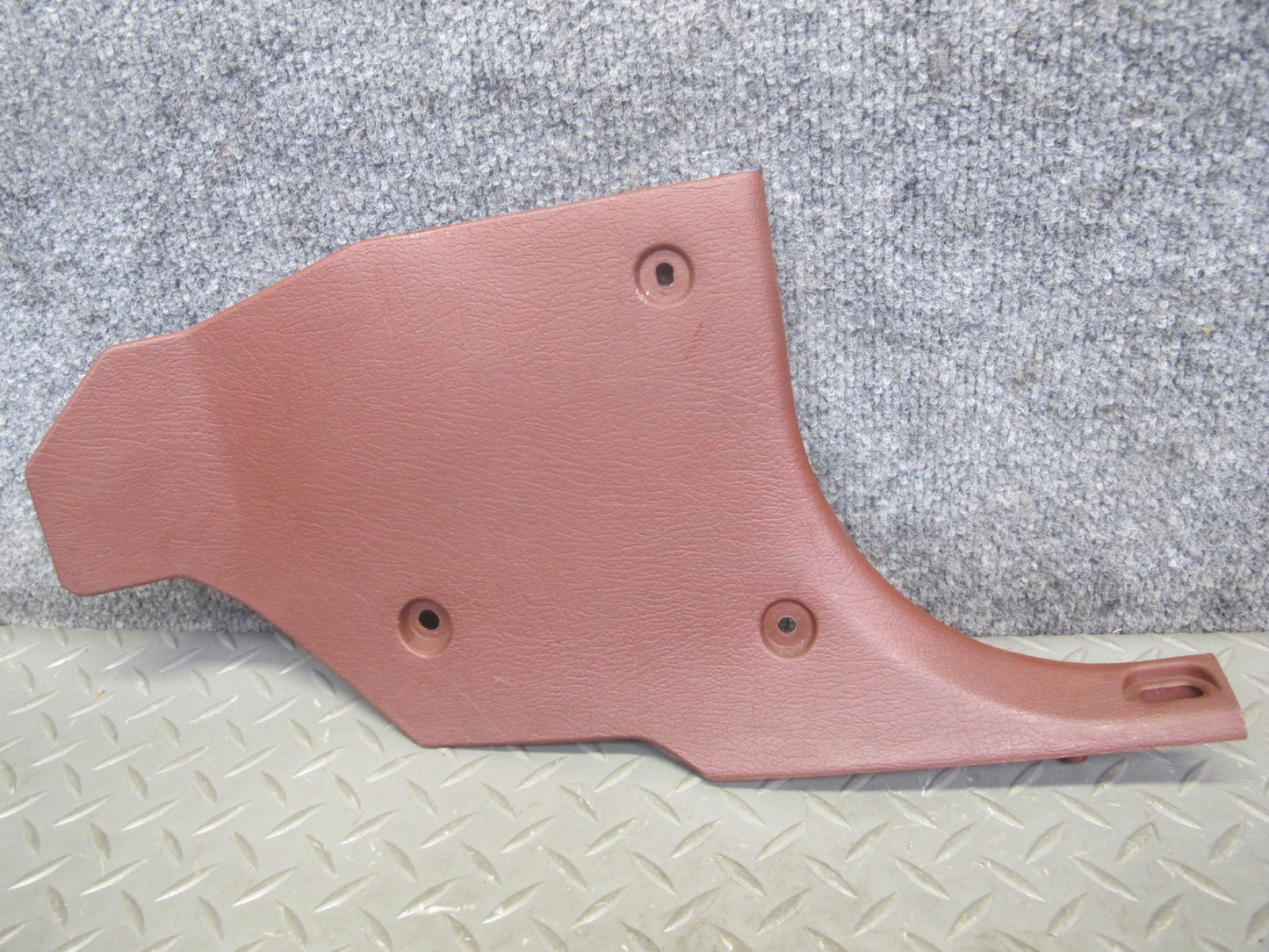 86-88 Mazda RX7 Set of 2 Left & Right Kick Trim Cover Panel RED OEM