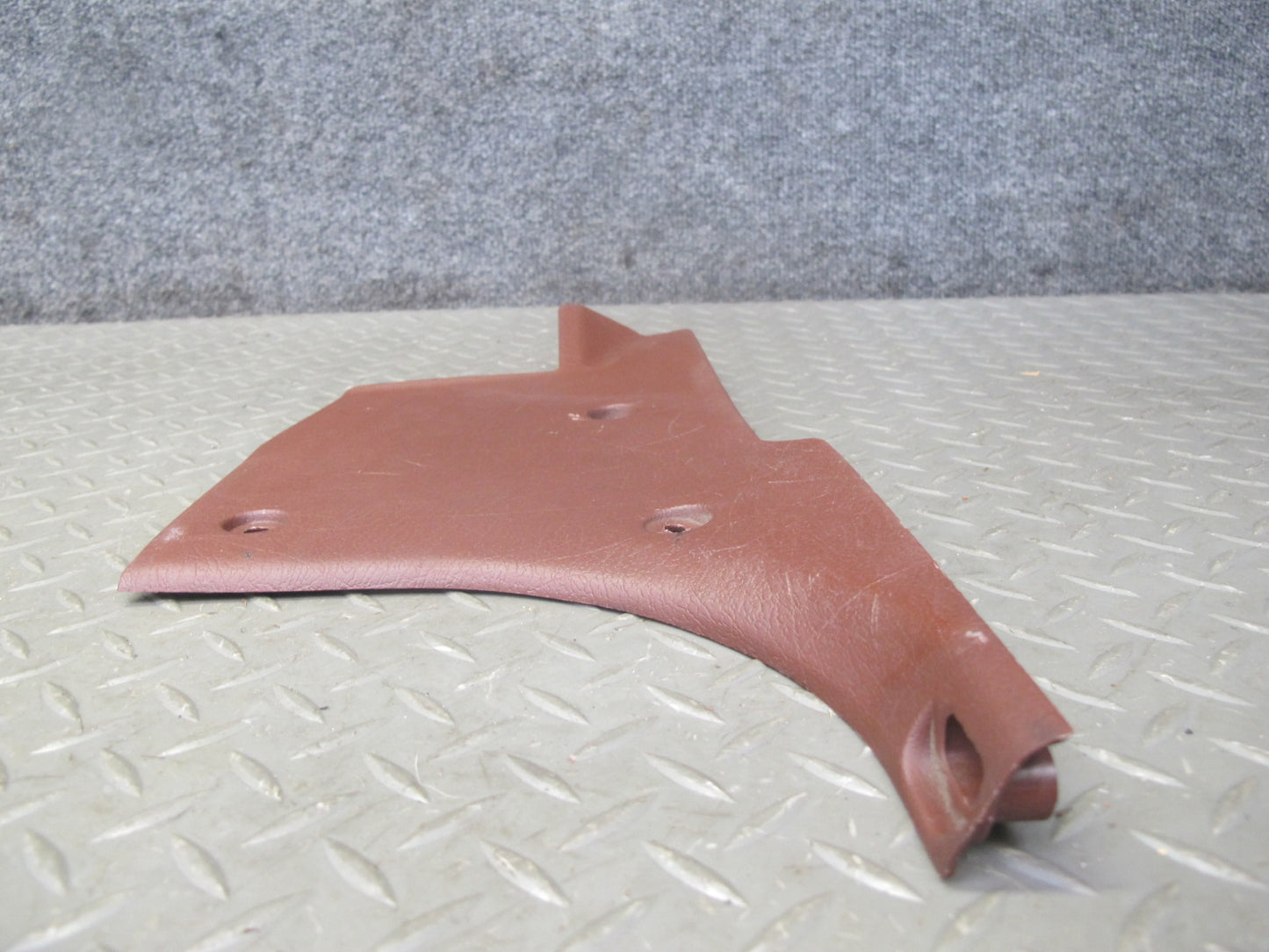 86-88 Mazda RX7 Set of 2 Left & Right Kick Trim Cover Panel RED OEM