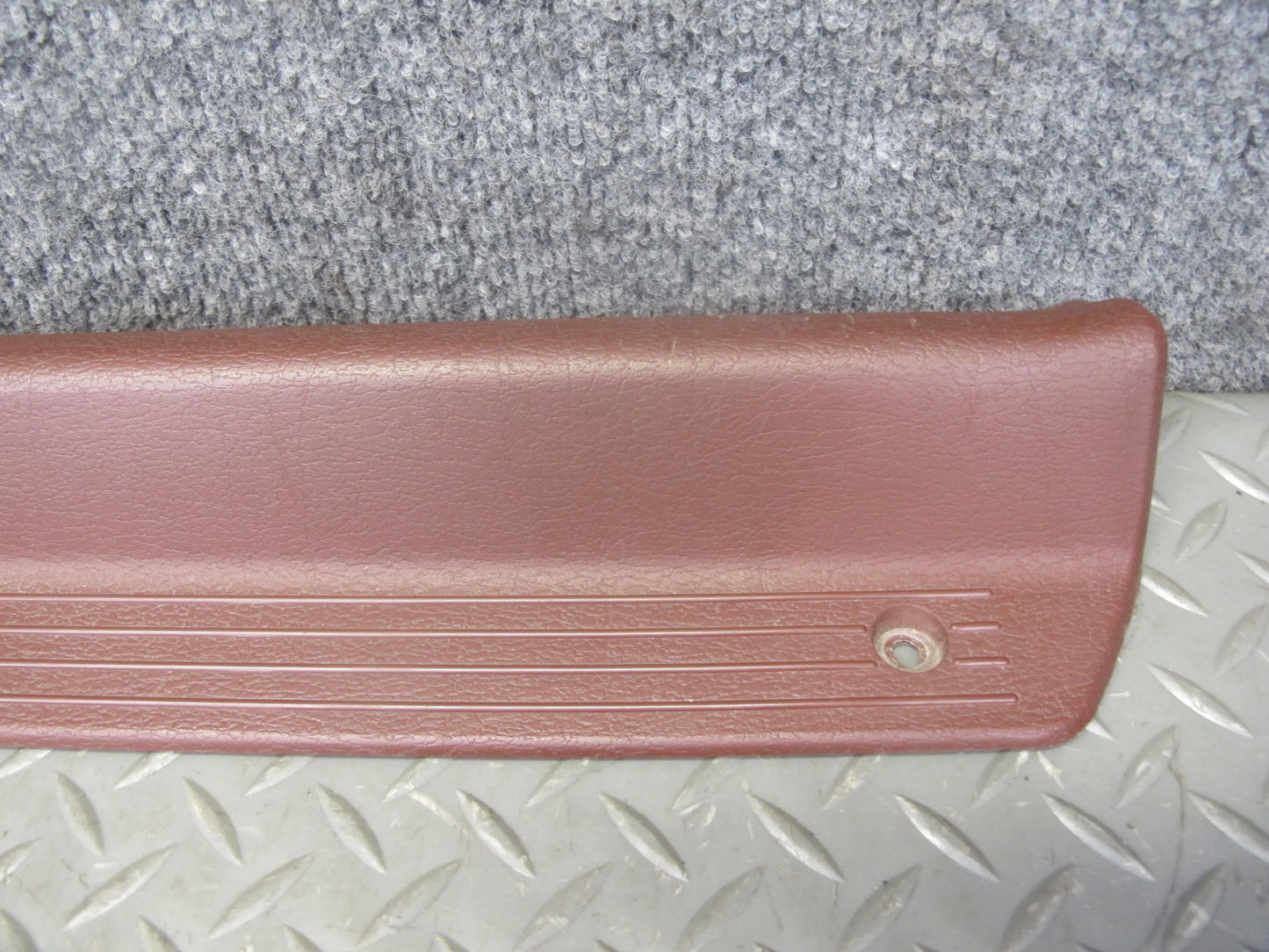 86-88 Mazda RX7 FC3S Left & Right Door Scuff Sill Plate Trim Cover Set RED OEM