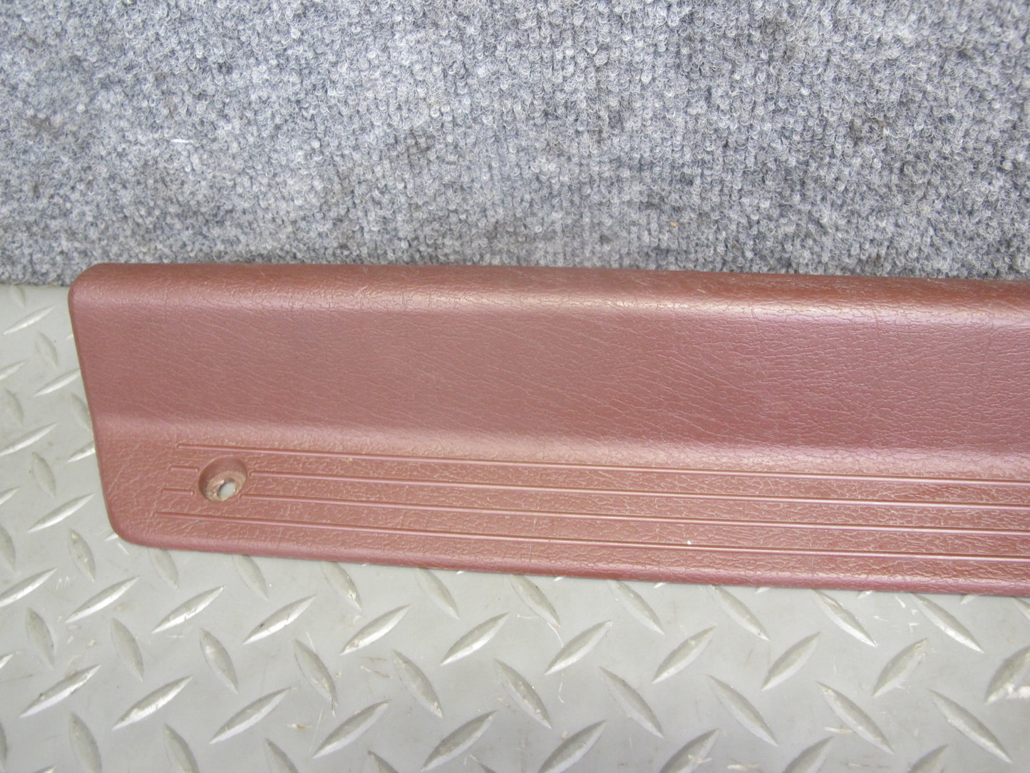 86-88 Mazda RX7 FC3S Left & Right Door Scuff Sill Plate Trim Cover Set RED OEM