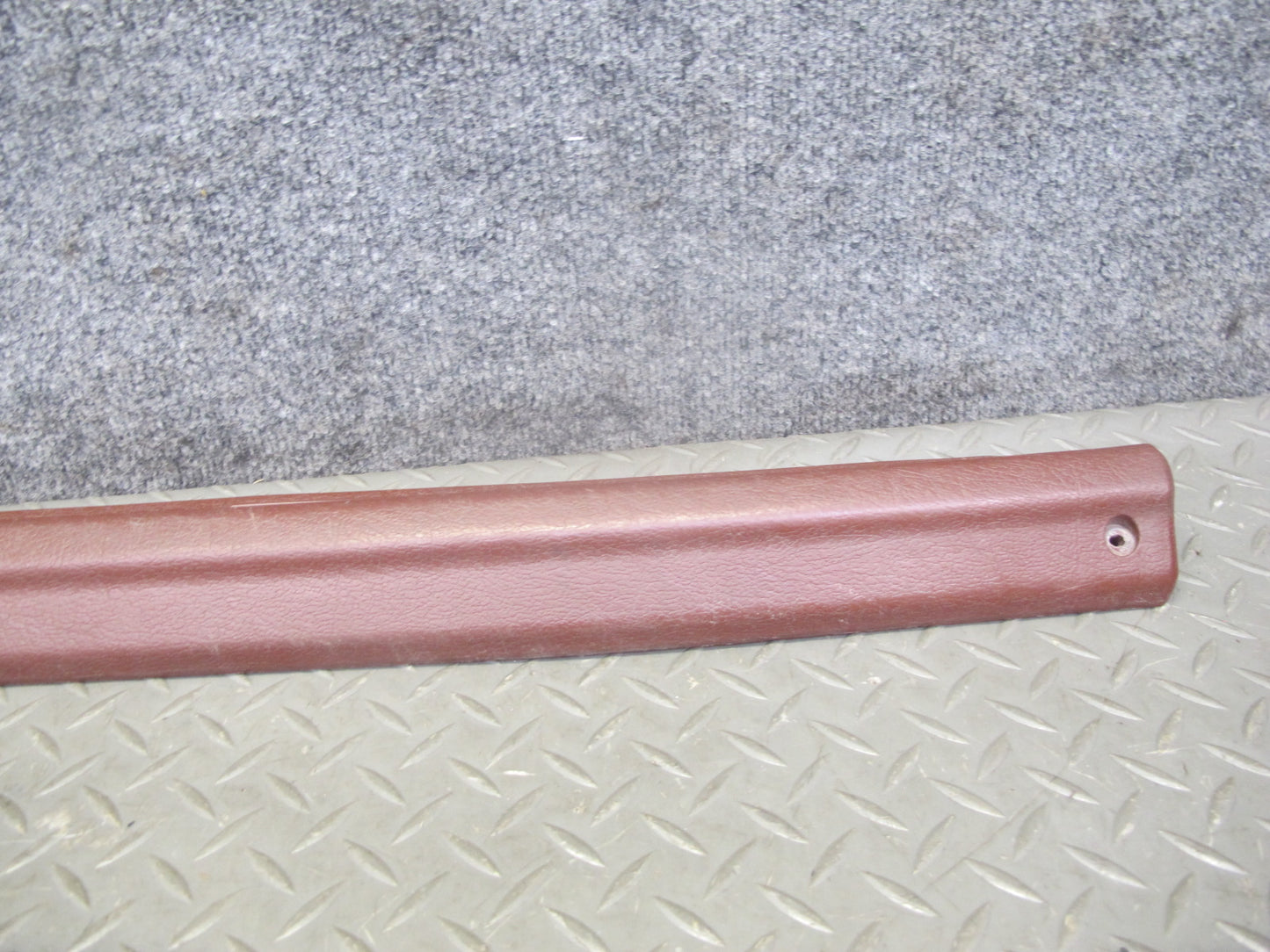 86-88 Mazda RX7 FC3S Left & Right Door Scuff Sill Plate Trim Cover Set RED OEM