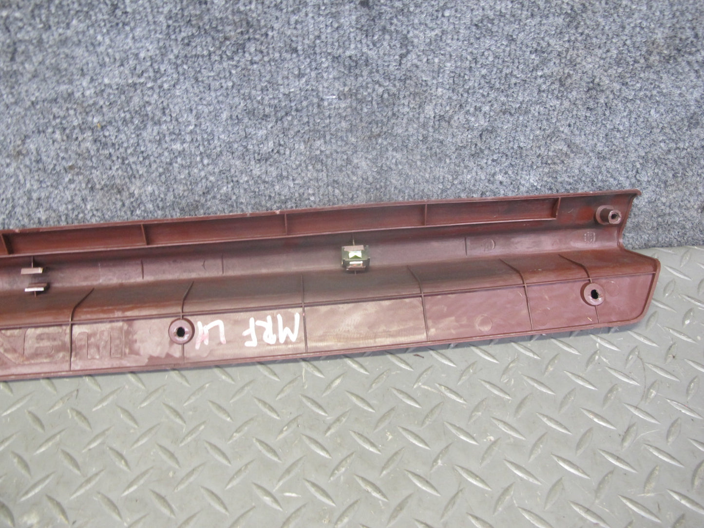 86-88 Mazda RX7 FC3S Left & Right Door Scuff Sill Plate Trim Cover Set RED OEM