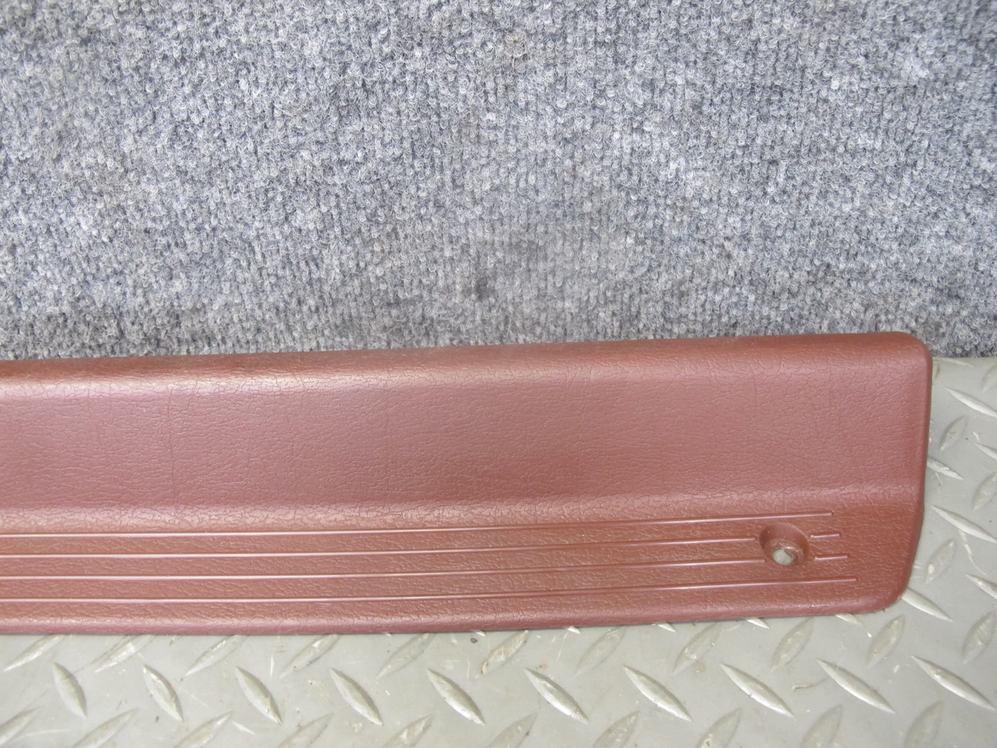 86-88 Mazda RX7 FC3S Left & Right Door Scuff Sill Plate Trim Cover Set RED OEM