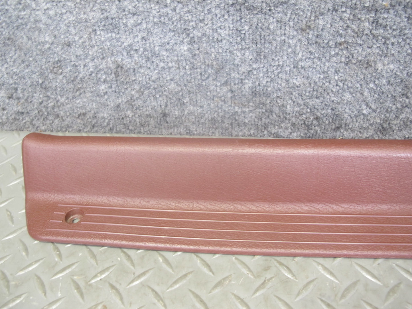 86-88 Mazda RX7 FC3S Left & Right Door Scuff Sill Plate Trim Cover Set RED OEM