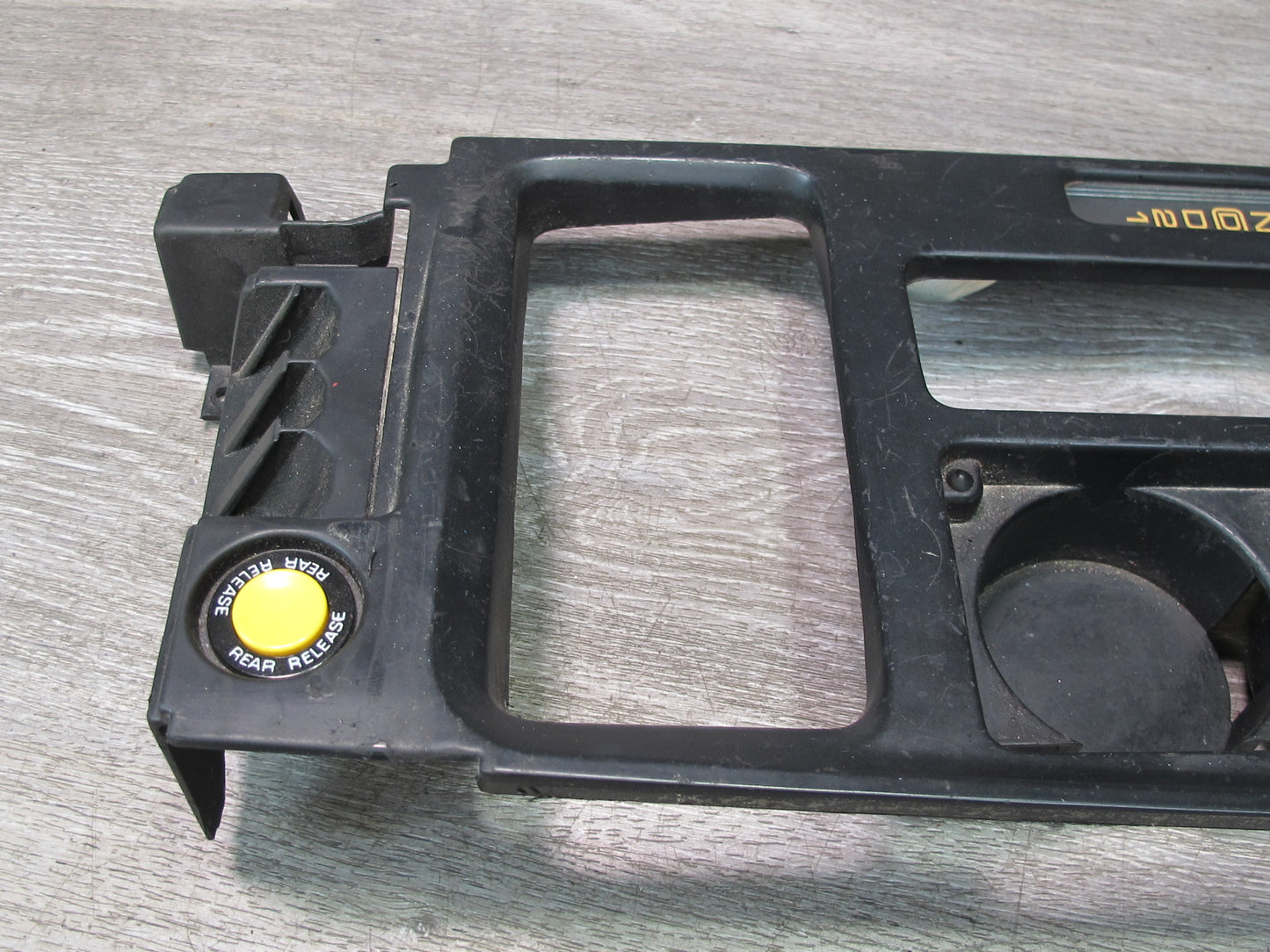 90-93 Chevrolet Corvette C4 Center Console A/T Shifter Trim Plate CUP Holder OEM