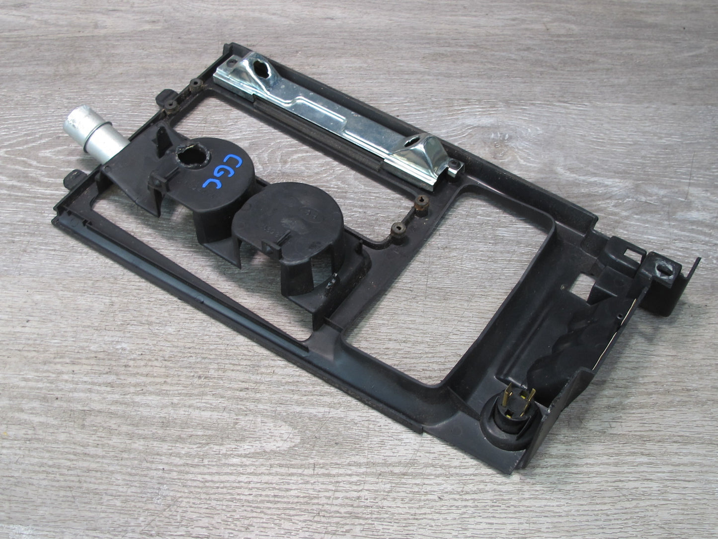 90-93 Chevrolet Corvette C4 Center Console A/T Shifter Trim Plate CUP Holder OEM
