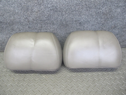 2003-2009 Hummer H2 Rear Right & Left Side Seat Headrest Leather Set