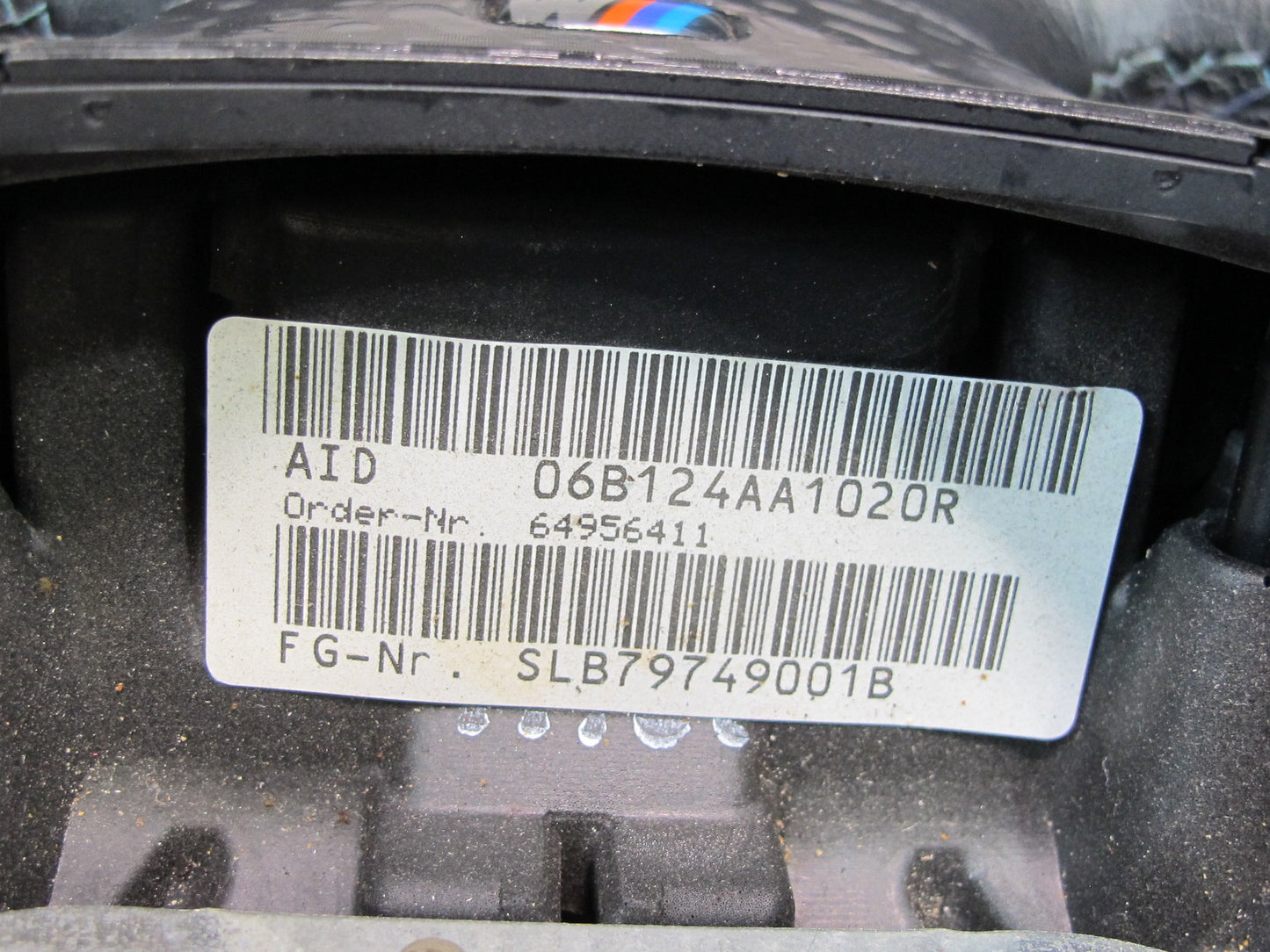 2006-2010 BMW E63 E64 M6 SMG M Sport Leather Steering Black w Controls & Paddles
