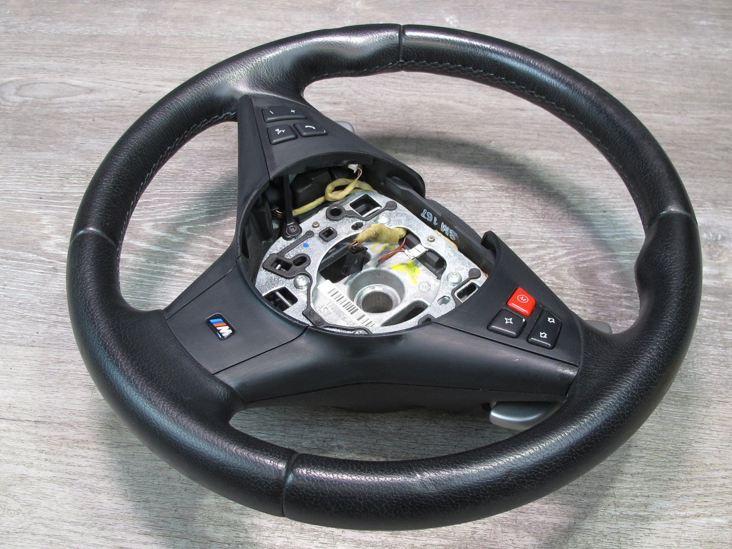 2006-2010 BMW E63 E64 M6 SMG M Sport Leather Steering Black w Controls & Paddles