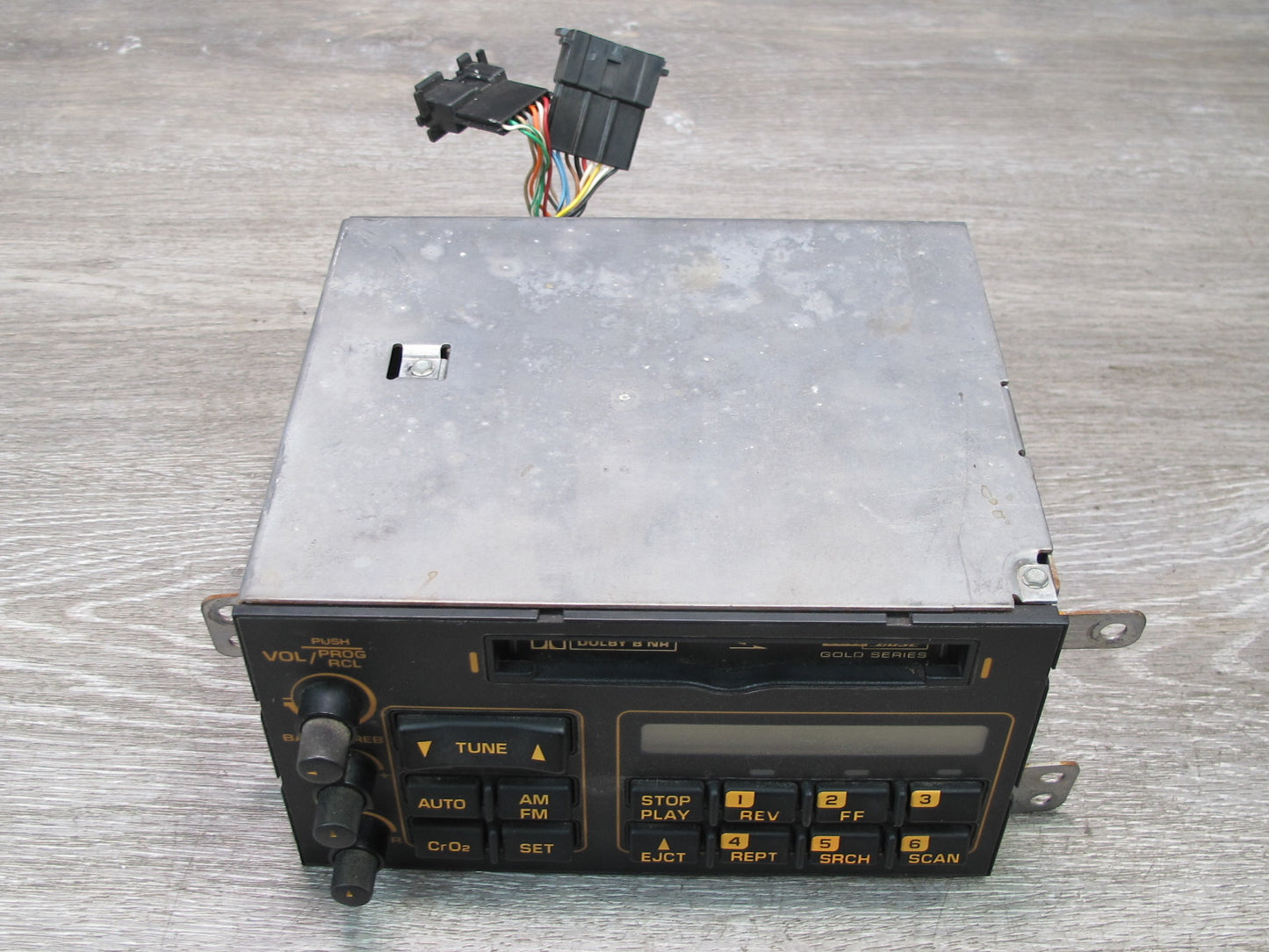 92-93 Chevrolet Corvette C4 Bose Gold Series CD Cassette AM FM Radio Player OEM