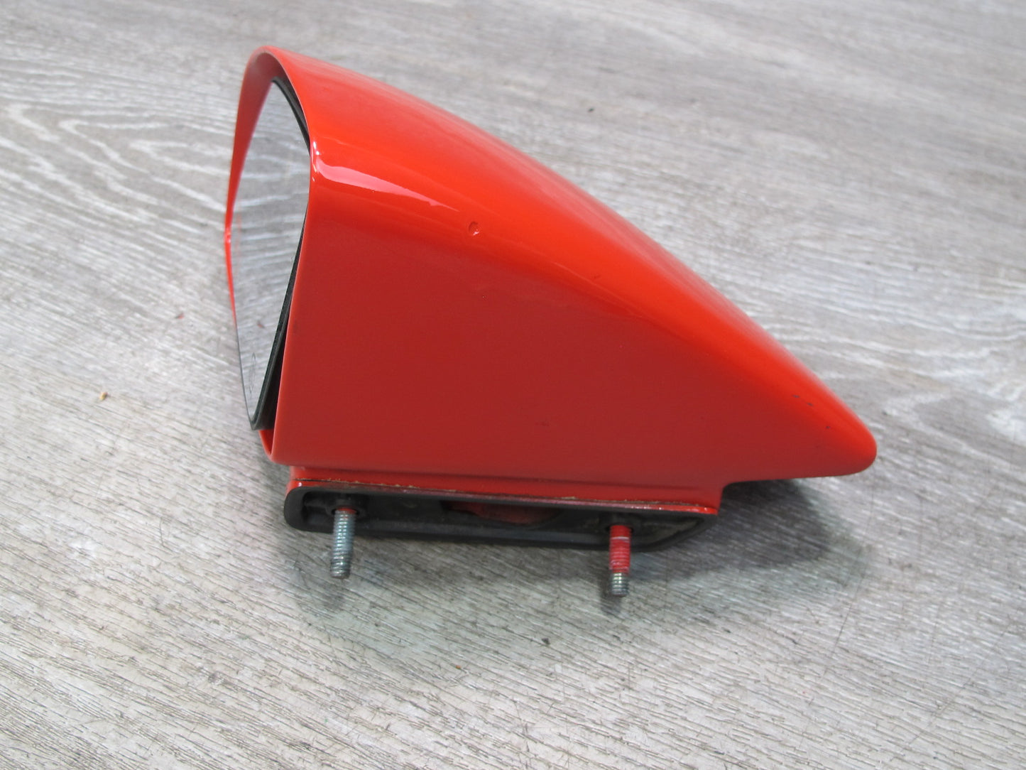88-96 Chevrolet Corvette C4 Left Driver Door Heated Power Mirror Torch RED OEM