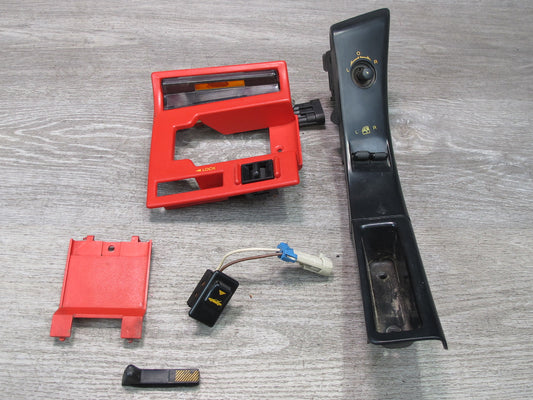 92-93 Chevrolet Corvette C4 Left Door Handle Trim Window & Mirror Switch Set OEM